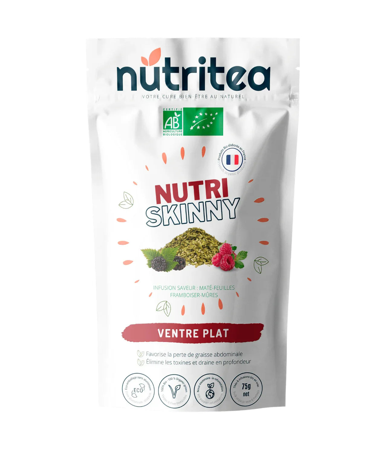 NutriSkinny - Thé Minceur Bio ventre plat au maté - Magsmarts