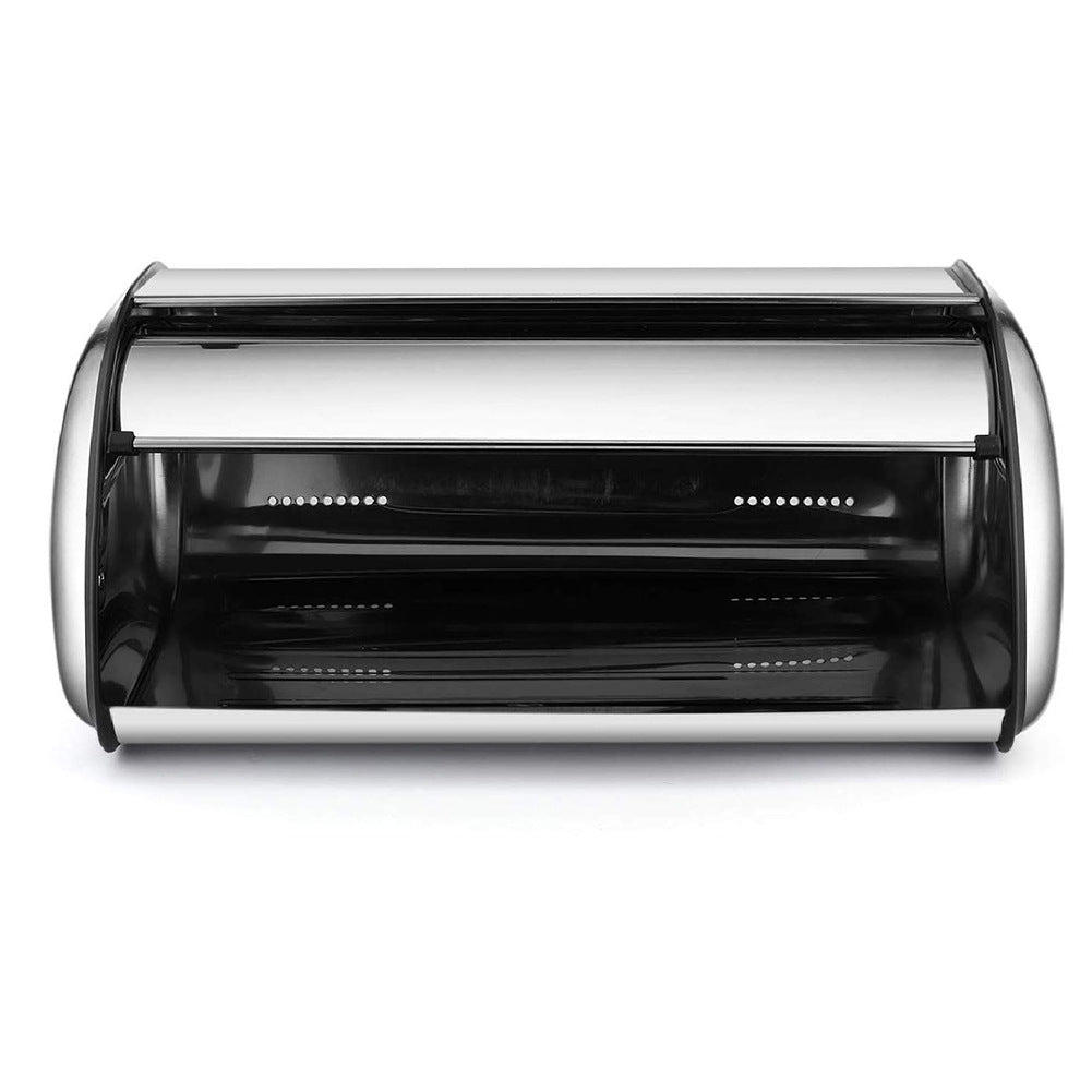 Stainless Steel Bread Box Pull-out Flip Bread Storage Box