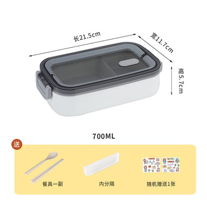 Portable Thermal Lunch Box Microwave Insulation Tableware Students Food Container
