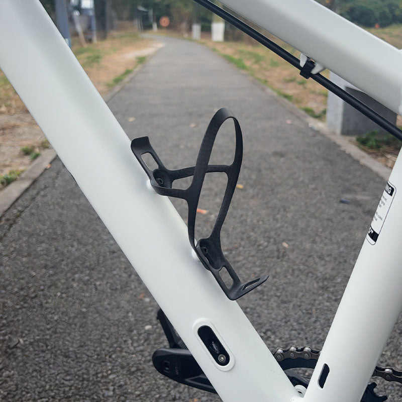 3K Carbon Fiber Water Bottle Cage - Ultralight Matte Mountain/Road Bike Holder, 14g Cycling Accessory