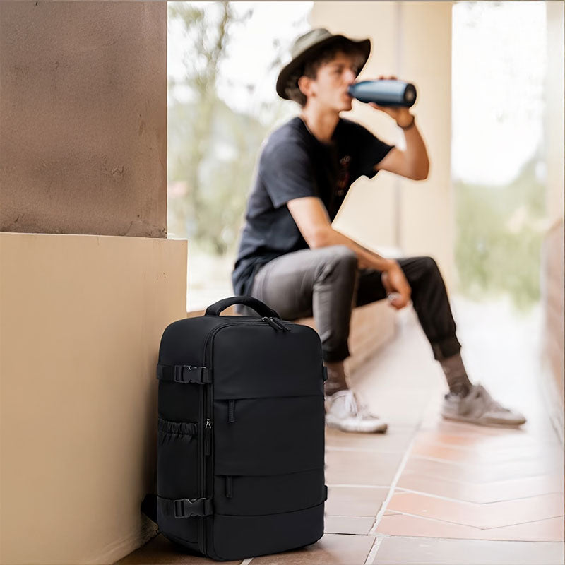 40x20x25 Cabin Bag - Vacuum Compression Travel Backpack & 42x29x15 Storage Bag, Laptop Compartment