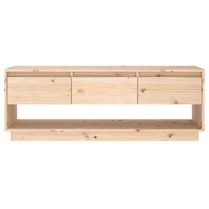 NNEVL TV Cabinet 110.5x34x40 cm Solid Wood Pine - Magsmarts