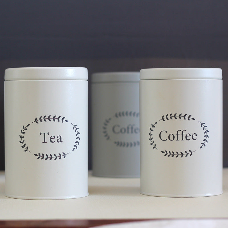 Tea, Coffee Storage Tank Desktop Dustproof Storage Can