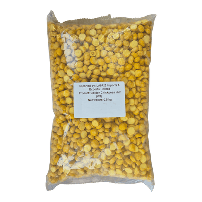 Roasted Chickpeas Halves – Natural Organic Premium - quality + Free sample! – 500 g - Magsmarts