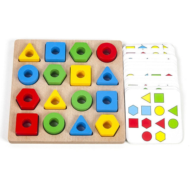 Geometric Matching Game Memory Chess Sorter Toy