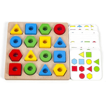 Geometric Matching Game Memory Chess Sorter Toy