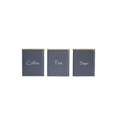 Retro Style Pattern Set Tea Coffee Can Desktop Creative Storage Box