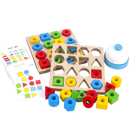 Geometric Matching Game Memory Chess Sorter Toy