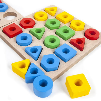 Geometric Matching Game Memory Chess Sorter Toy