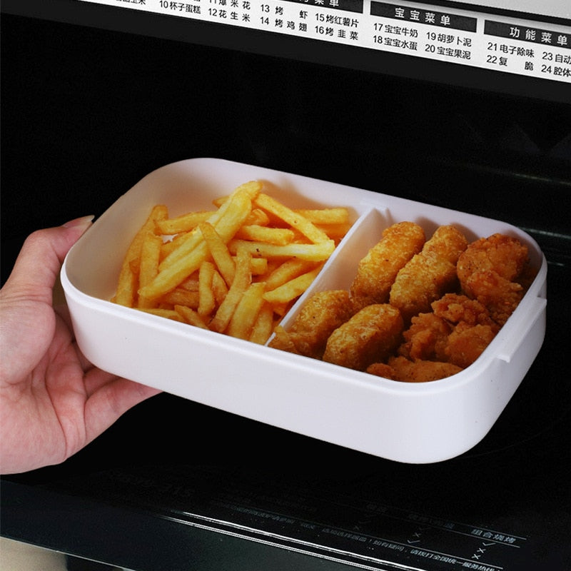 Portable Thermal Lunch Box Microwave Insulation Tableware Students Food Container