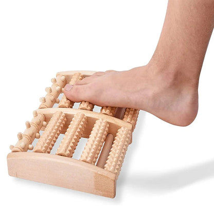 NNEOBA Foot Roller Massager Plantar Fasciitis & Neuropathy Relief Brown - Magsmarts