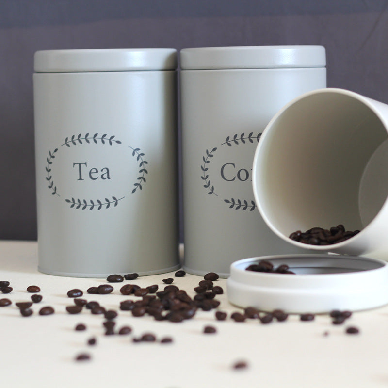 Tea, Coffee Storage Tank Desktop Dustproof Storage Can
