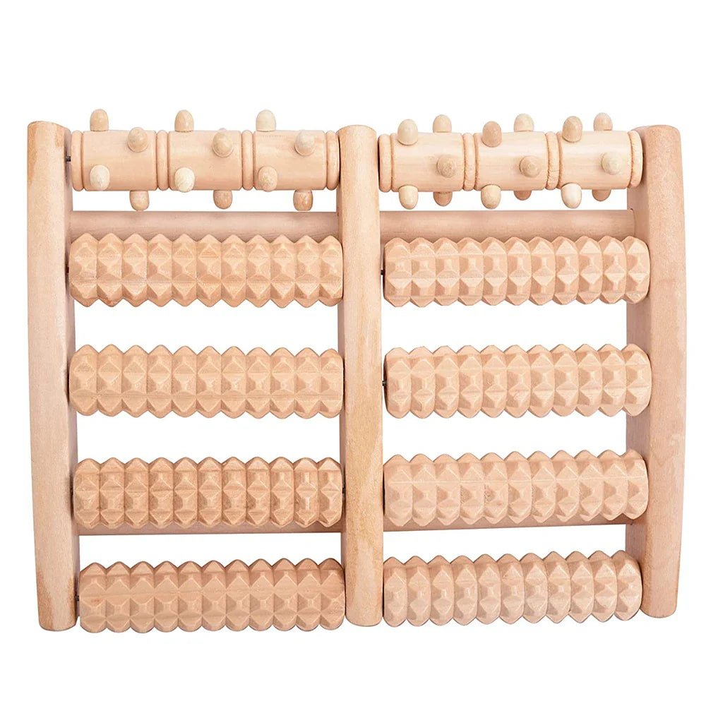 NNEOBA Foot Roller Massager Plantar Fasciitis & Neuropathy Relief Brown - Magsmarts