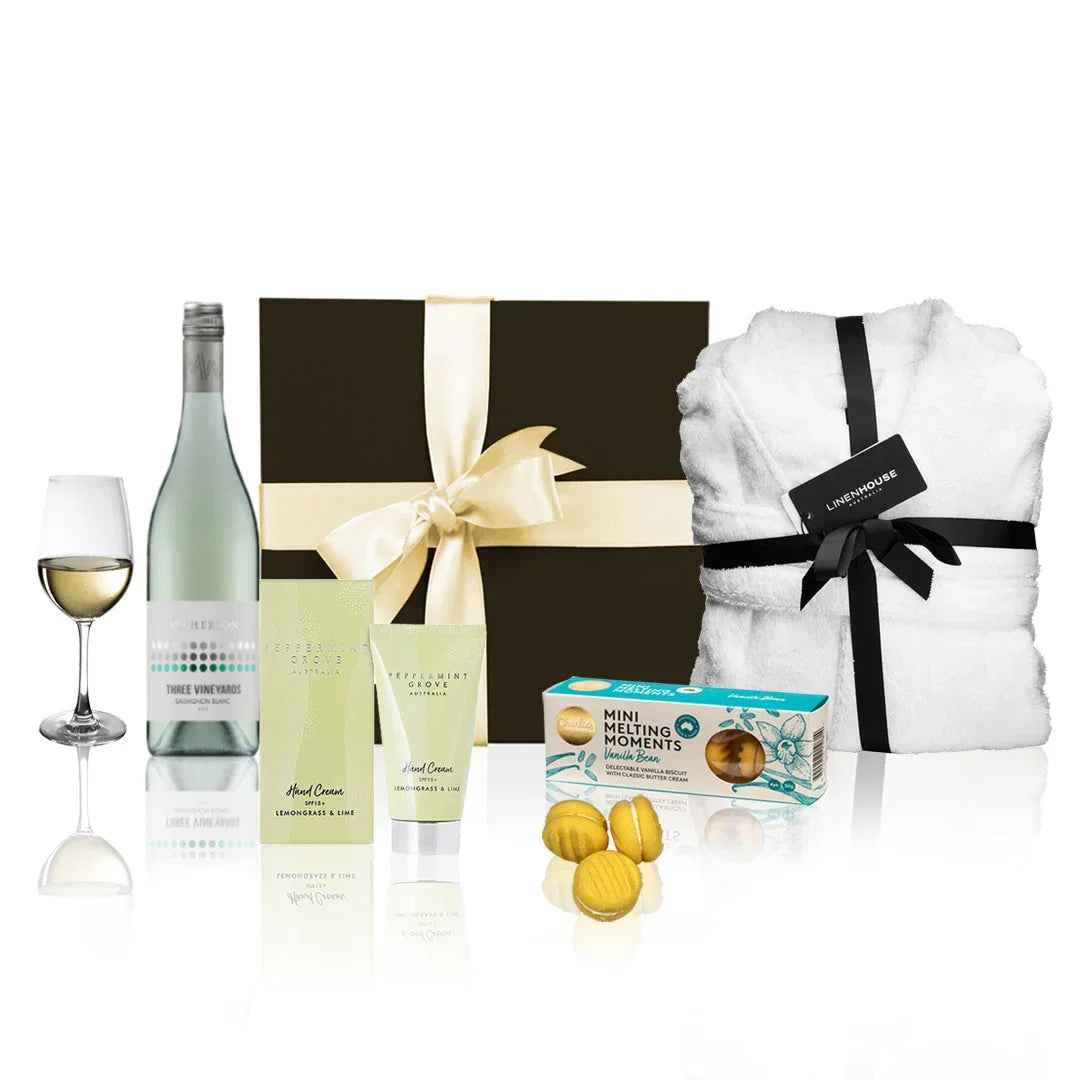 NNEDSZ Luxury White Wine Hamper - Indulge in Exquisite Elegance - Magsmarts