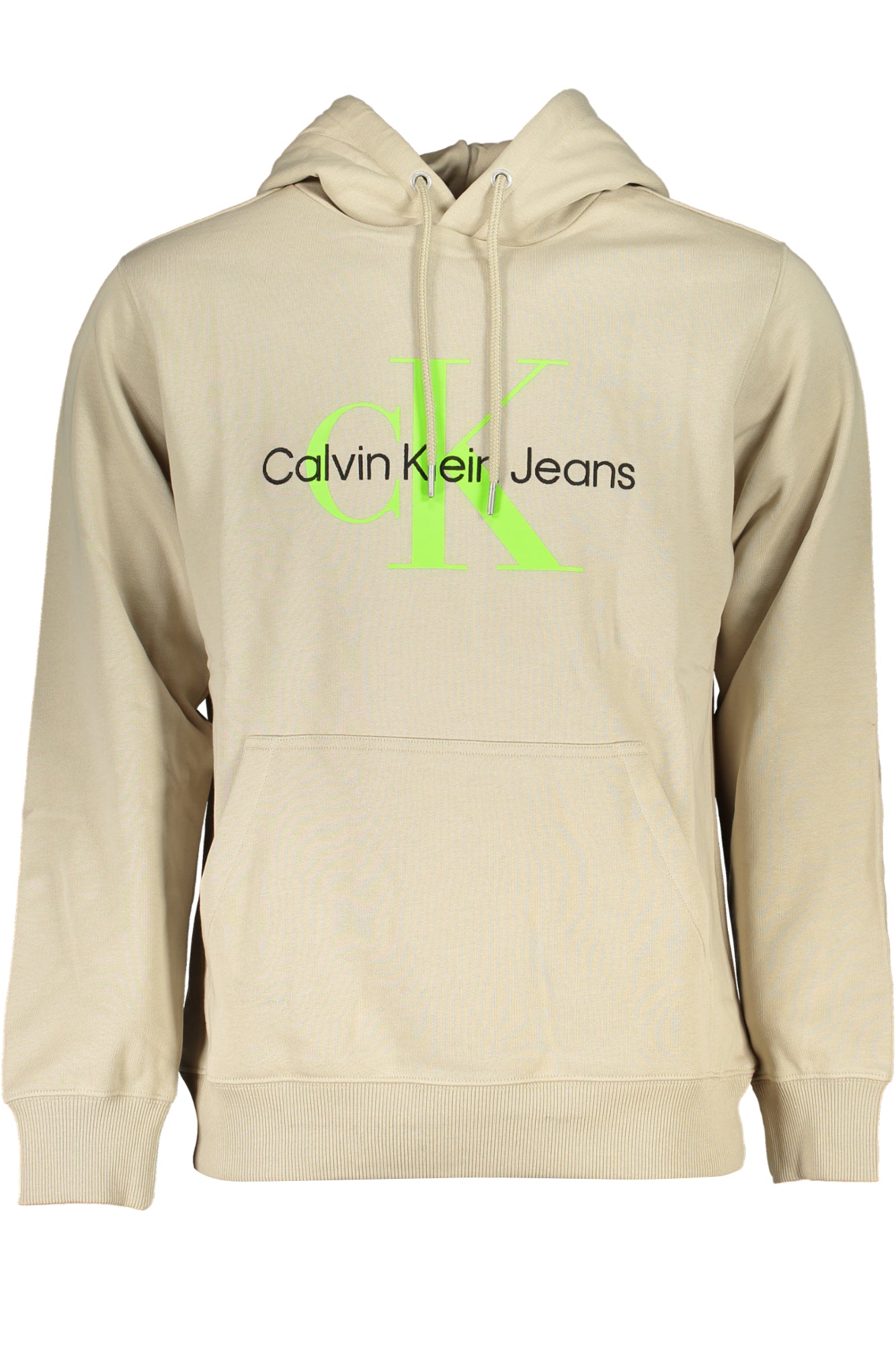 CALVIN KLEIN MEN'S BEIGE ZIPLESS SWEATSHIRT - Magsmarts
