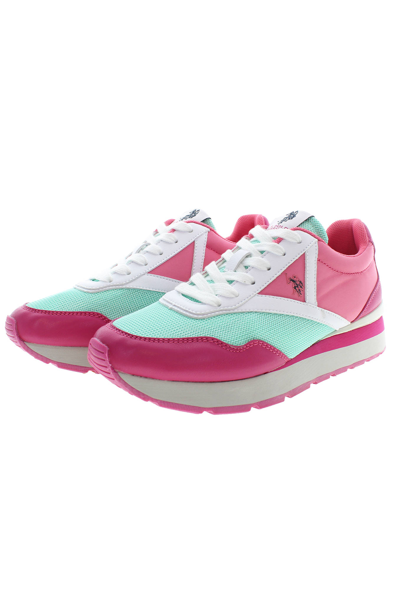 US POLO BEST PRICE WOMEN'S SPORTS FOOTWEAR PINK - Magsmarts